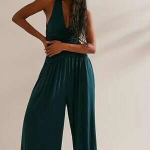 Free People Kit Open-Back One-Piece, BROWN, Size M